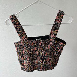 American Eagle Floral Crop Top